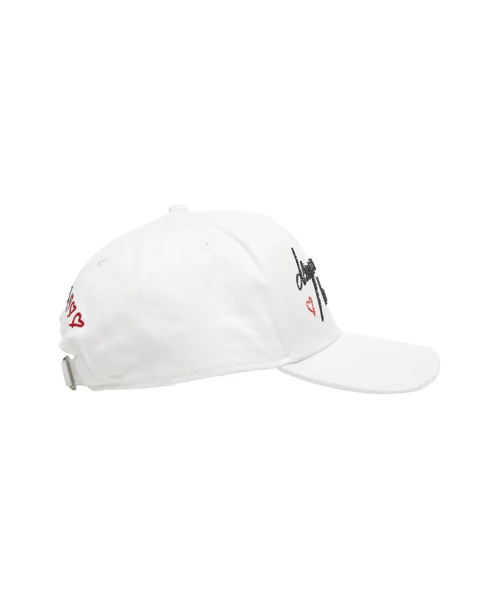 Logo-Embroidered Distressed Baseball Cap