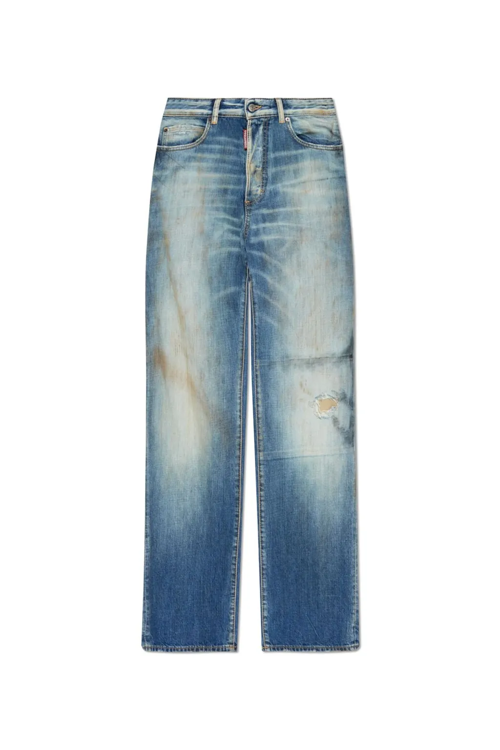 Distressed Loose Jeans