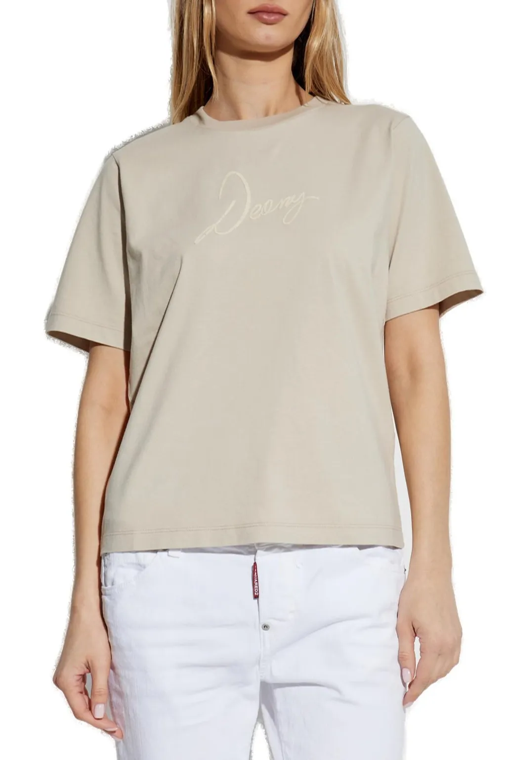 Logo Printed Short Sleeved T-Shirt