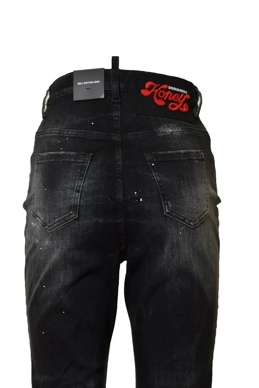 Flared Distressed Jeans