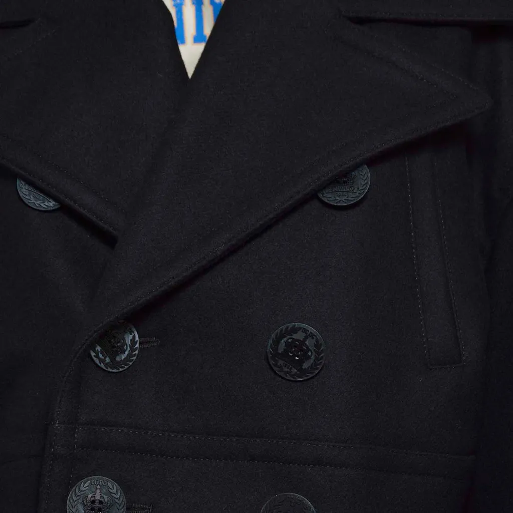 Double-Breasted Cropped Coat