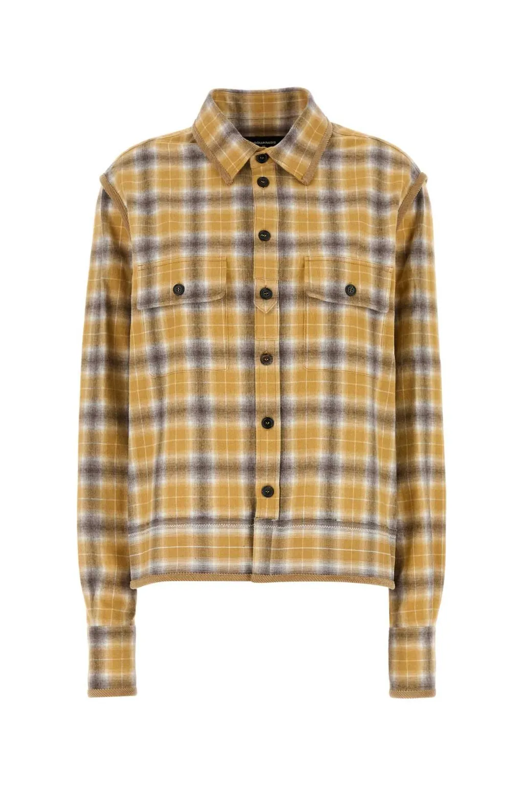 Long Sleeved Checked Shirt