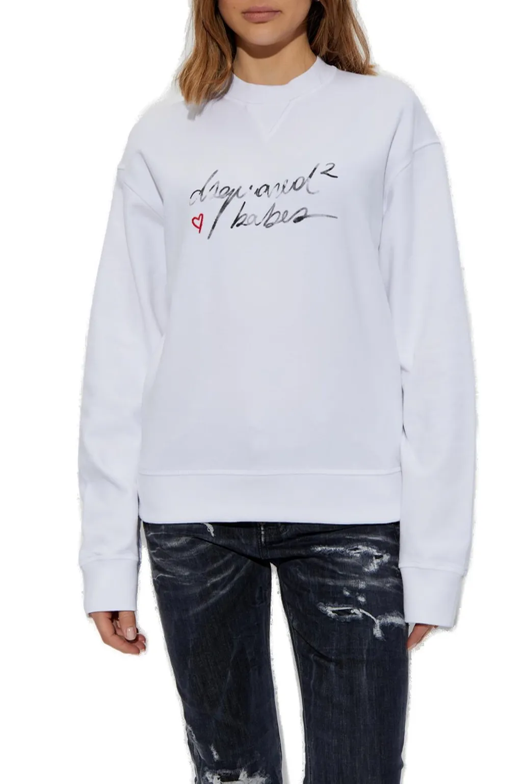 Logo Printed Crewneck Sweatshirt