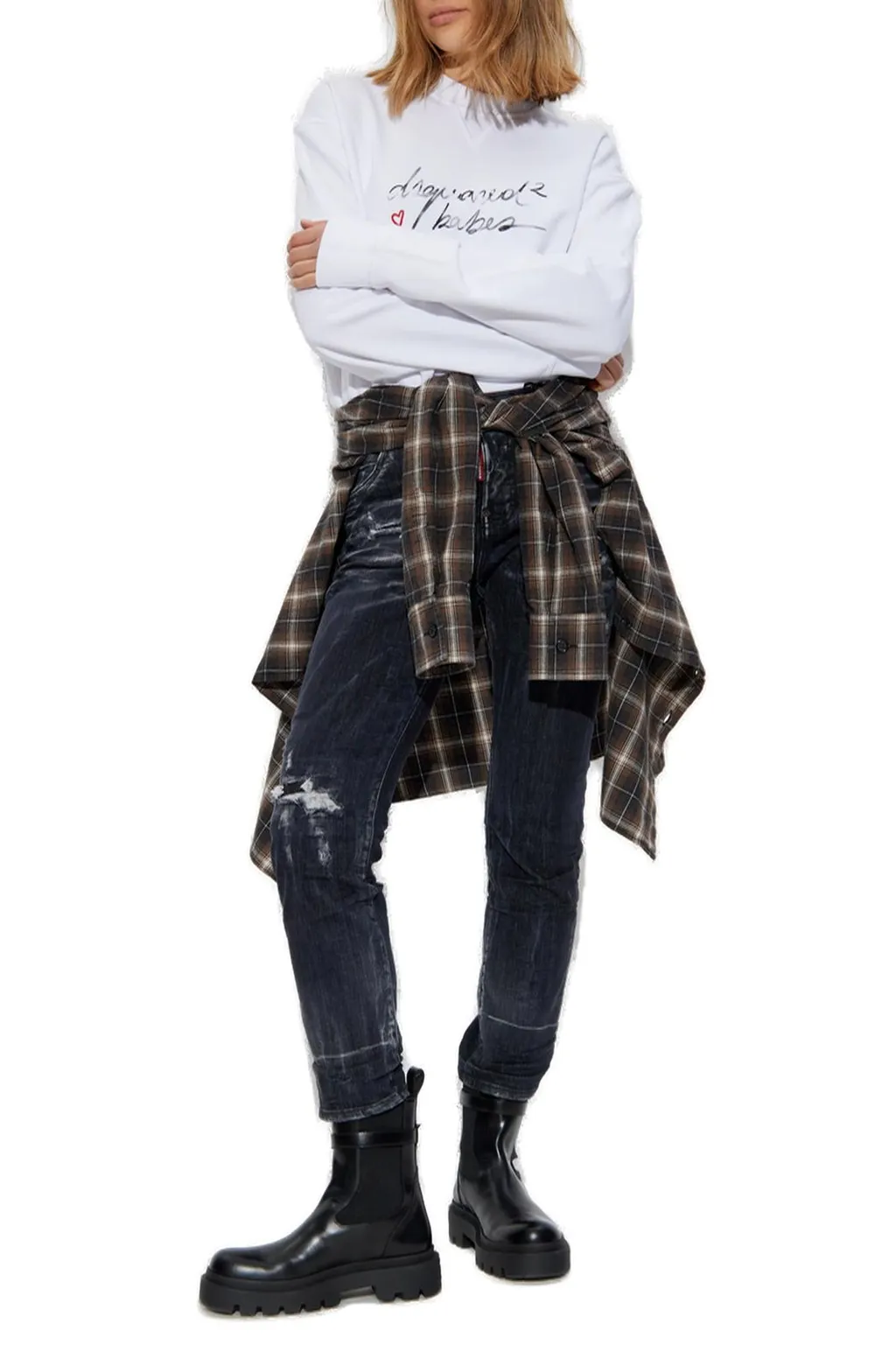 Logo Printed Crewneck Sweatshirt