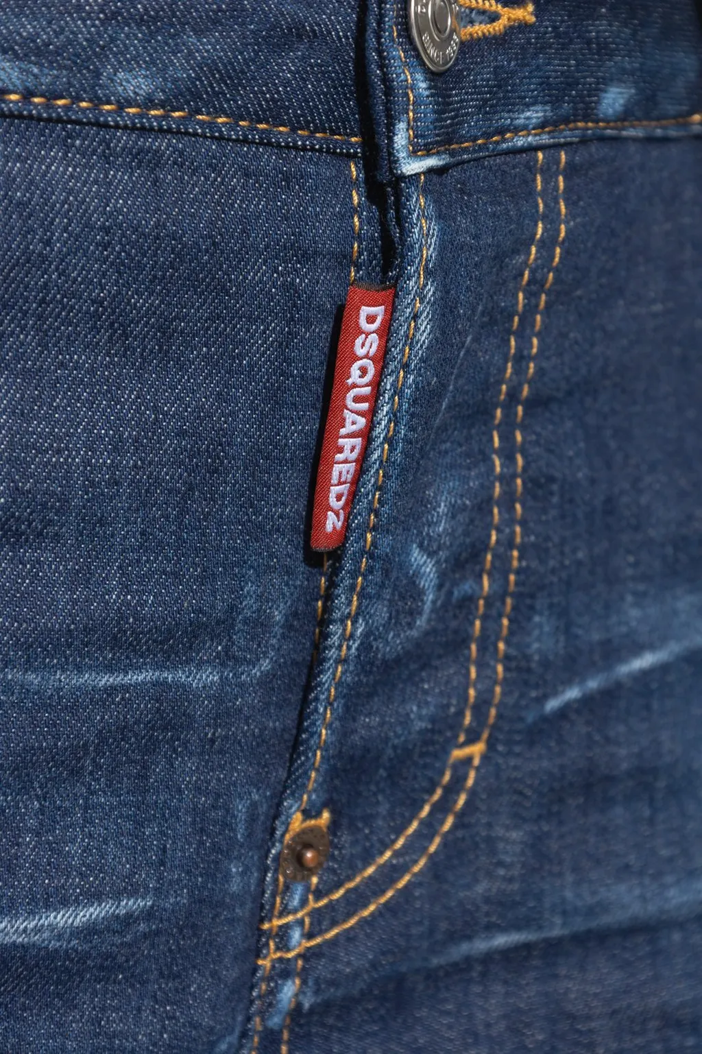 Straight-Leg Cropped Distressed Jeans