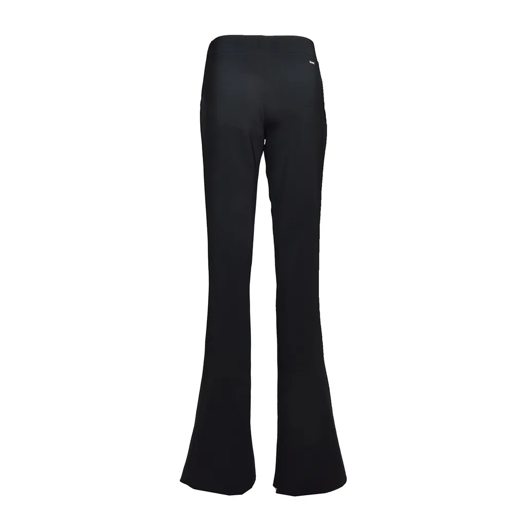 Logo-Plaque Skinny Flared Trousers