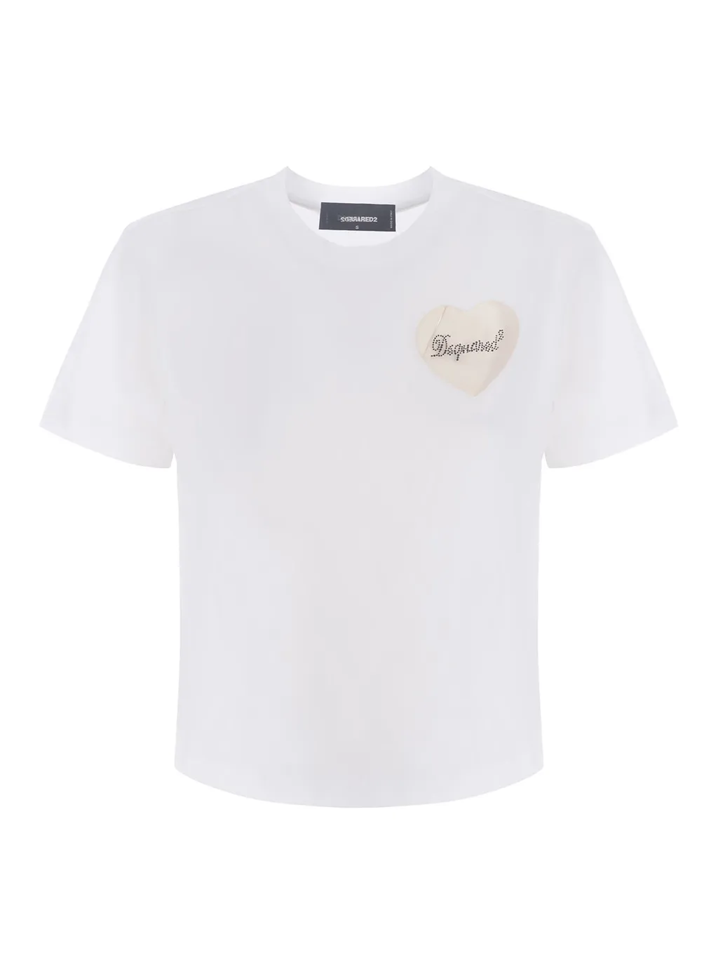 Heart Tulle Detailed T-Shirt