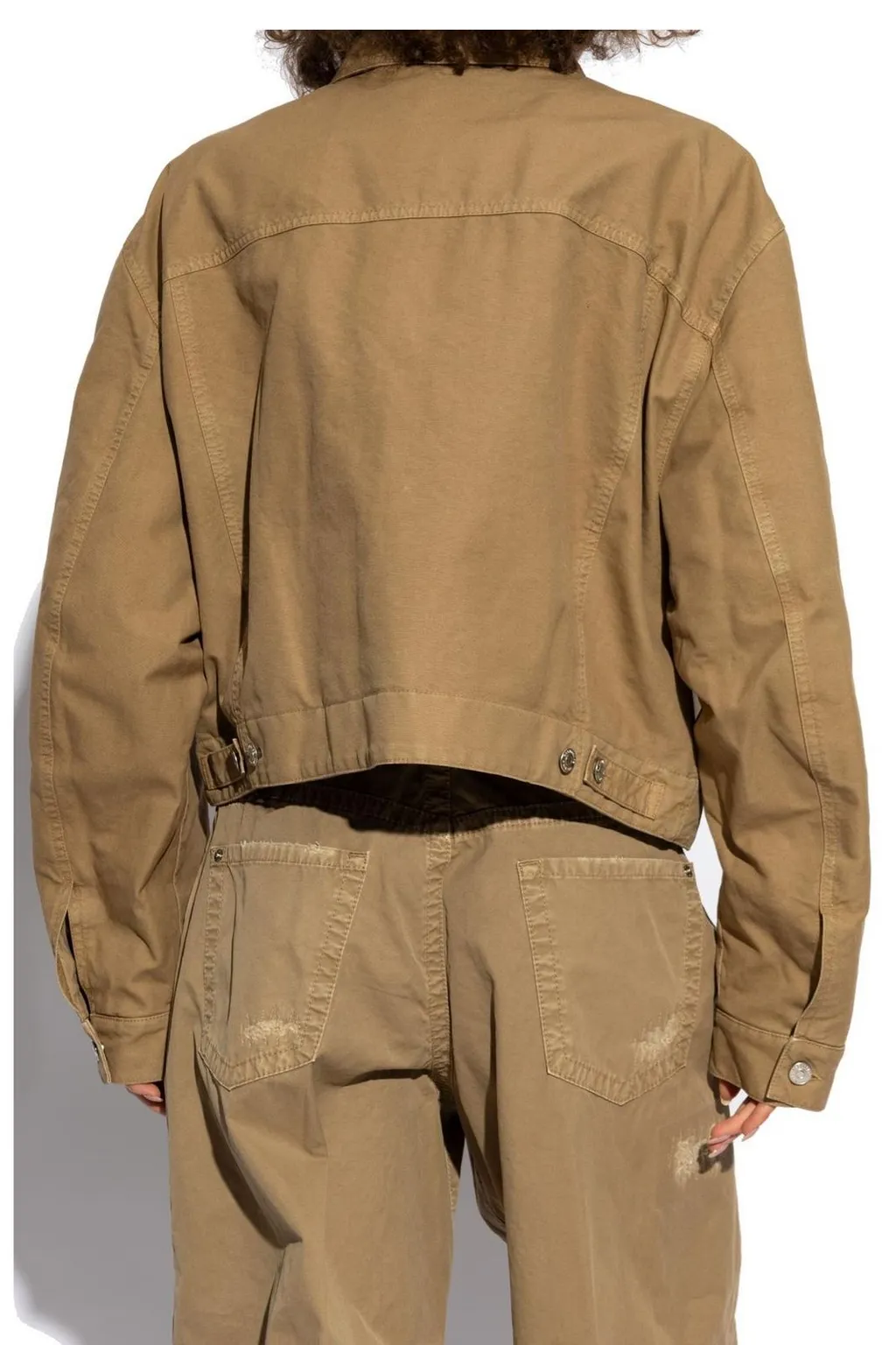 Button-Up Straight Hem Jacket