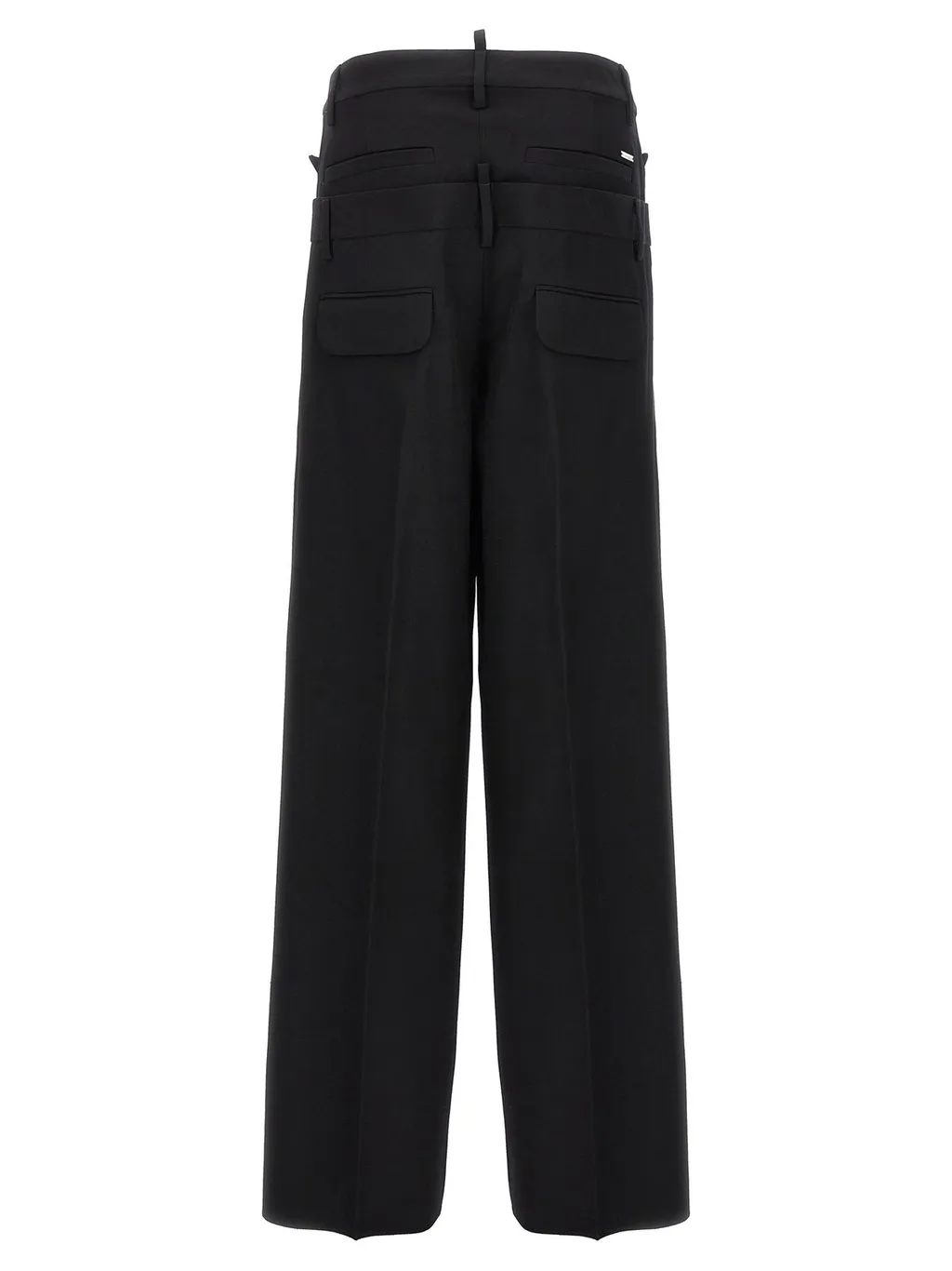Logo Detailed Wide-Leg Trousers