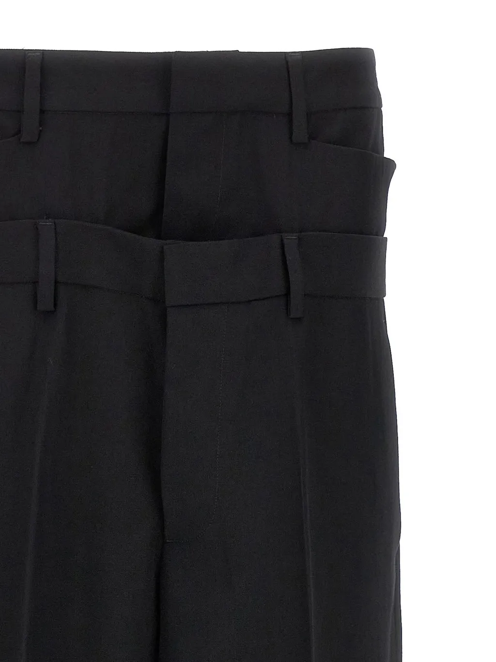 Logo Detailed Wide-Leg Trousers