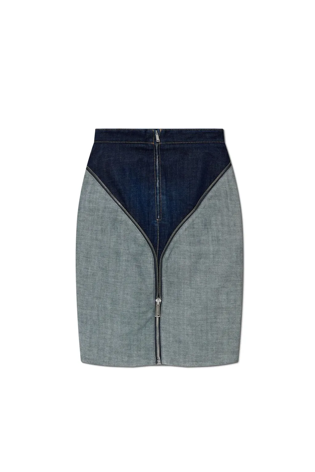 Urban Wash Upside Midi Denim Skirt