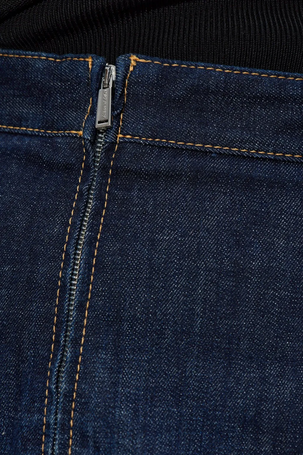 Urban Wash Upside Midi Denim Skirt