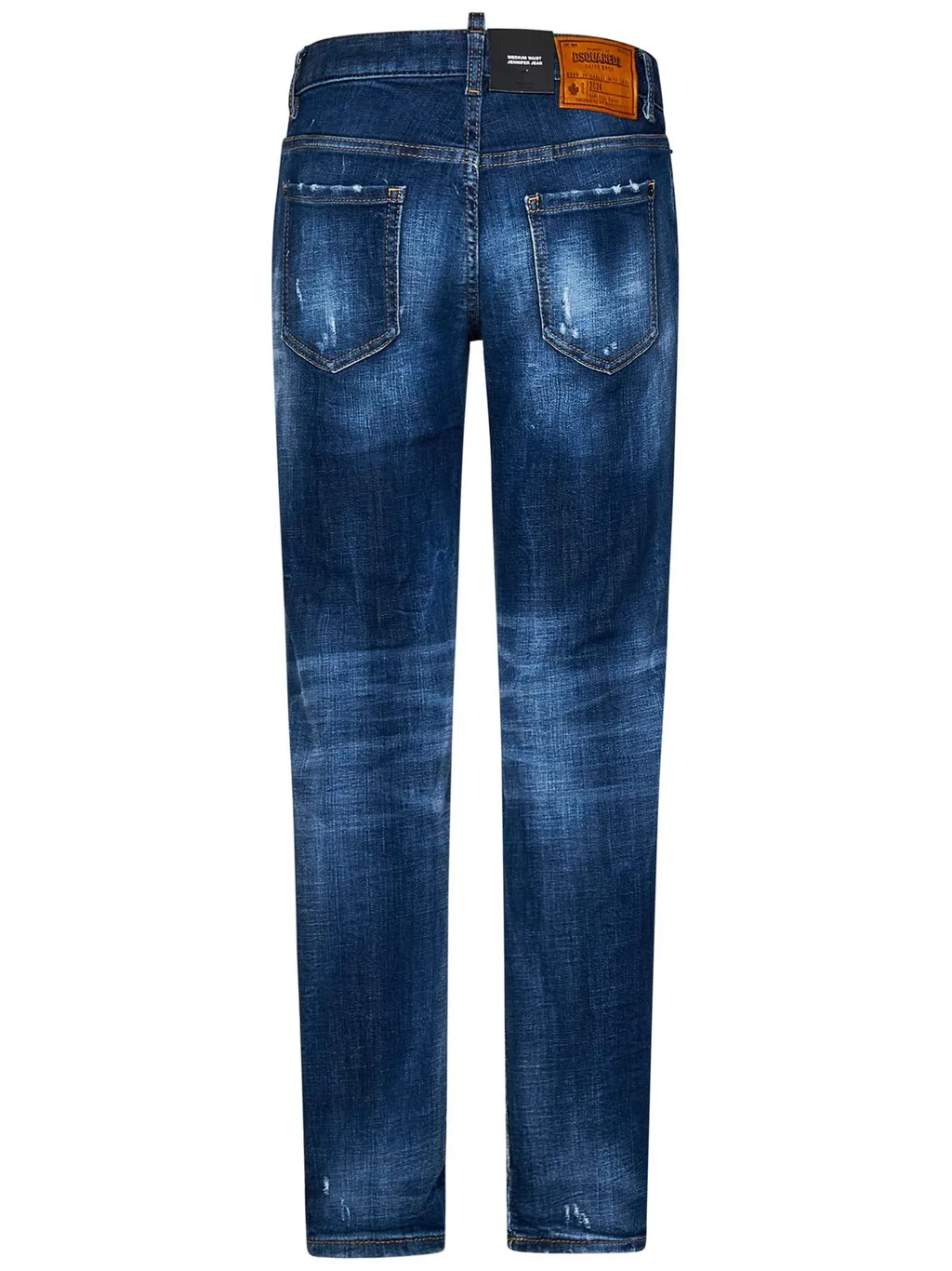 Mid-Rise Jennifer Distressed Jeans