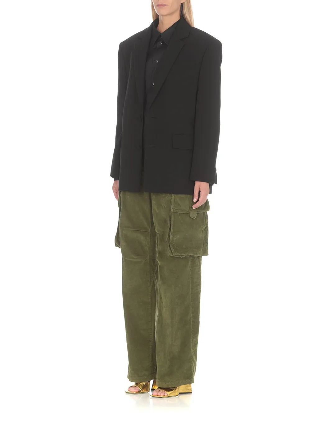 Logo-Plaque Button-Up Shirt