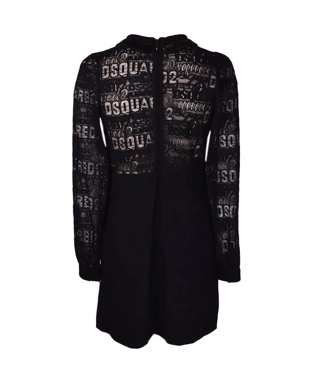 Lace Detailed Straight Hem Dress