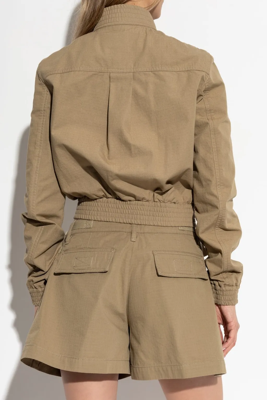 Stand Up Collar Short Jacket