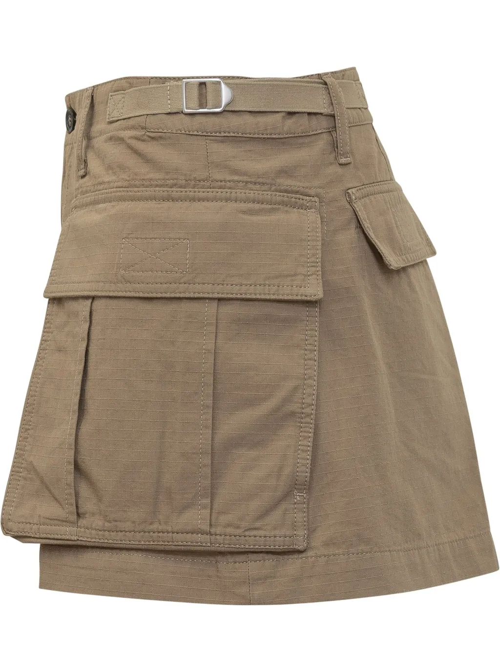 Icon-Printed Mid-Rise Cargo Shorts