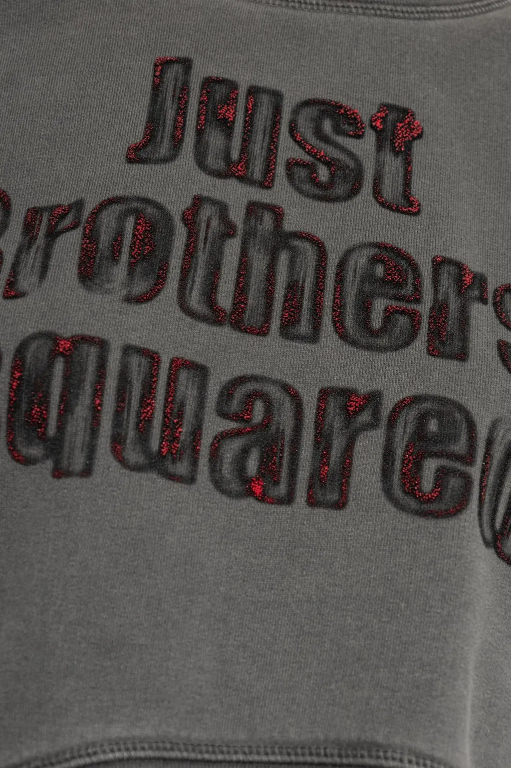 Spray Dyed Round Rib Crewneck Sweatshirt