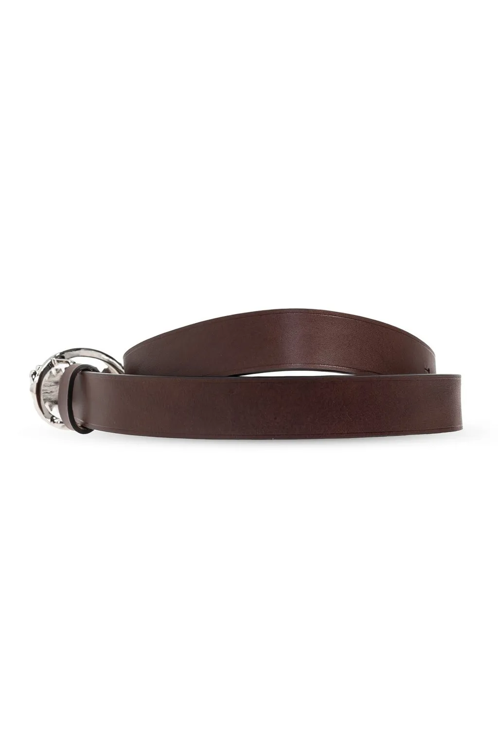 Logo Plaque Buckle Belt