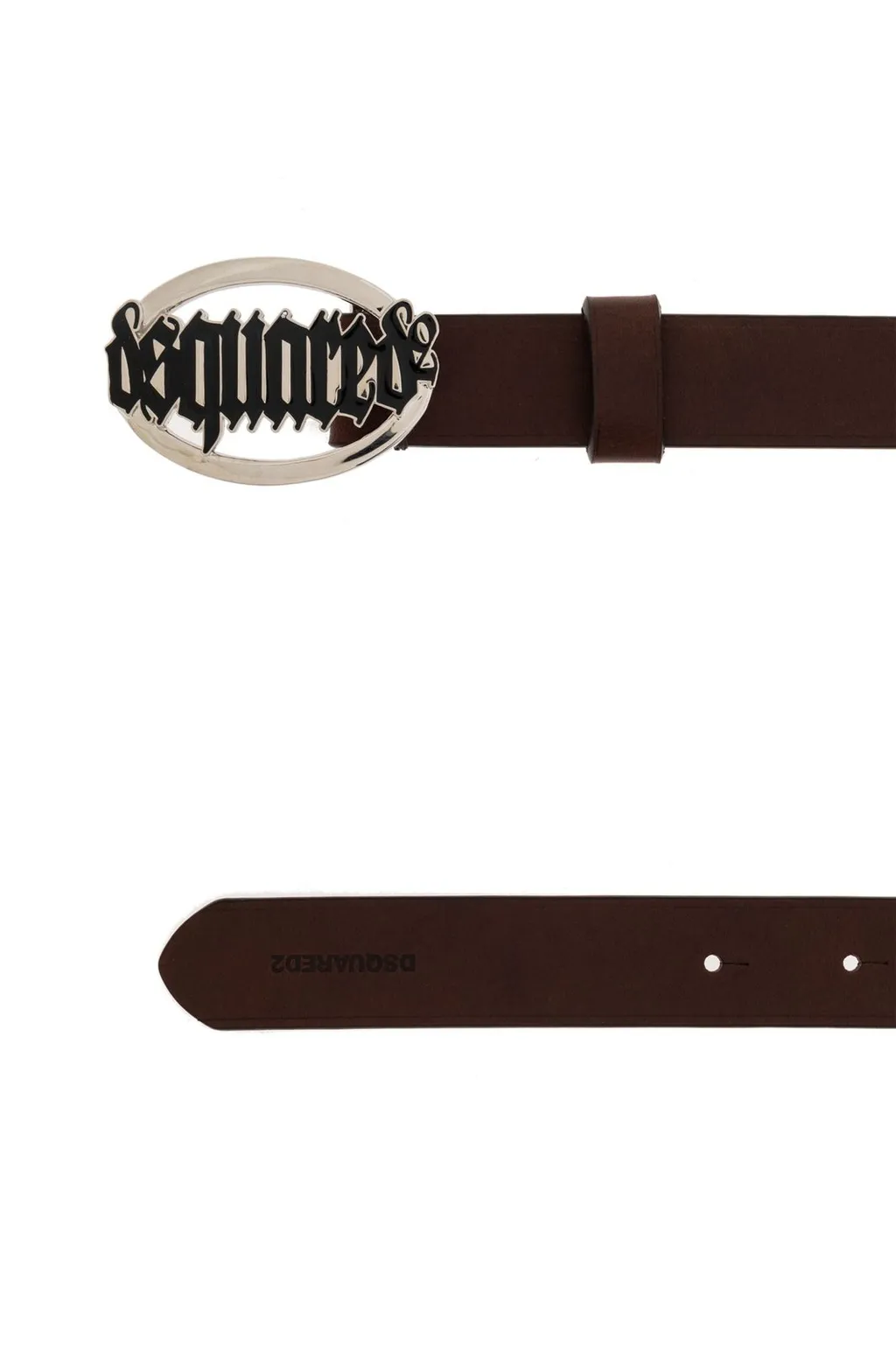 Logo Plaque Buckle Belt