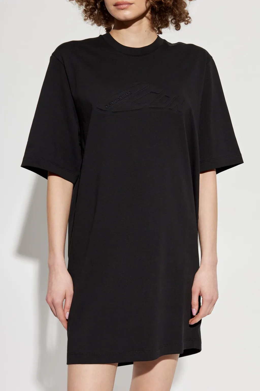 Logo Embossed T-Shirt Dress