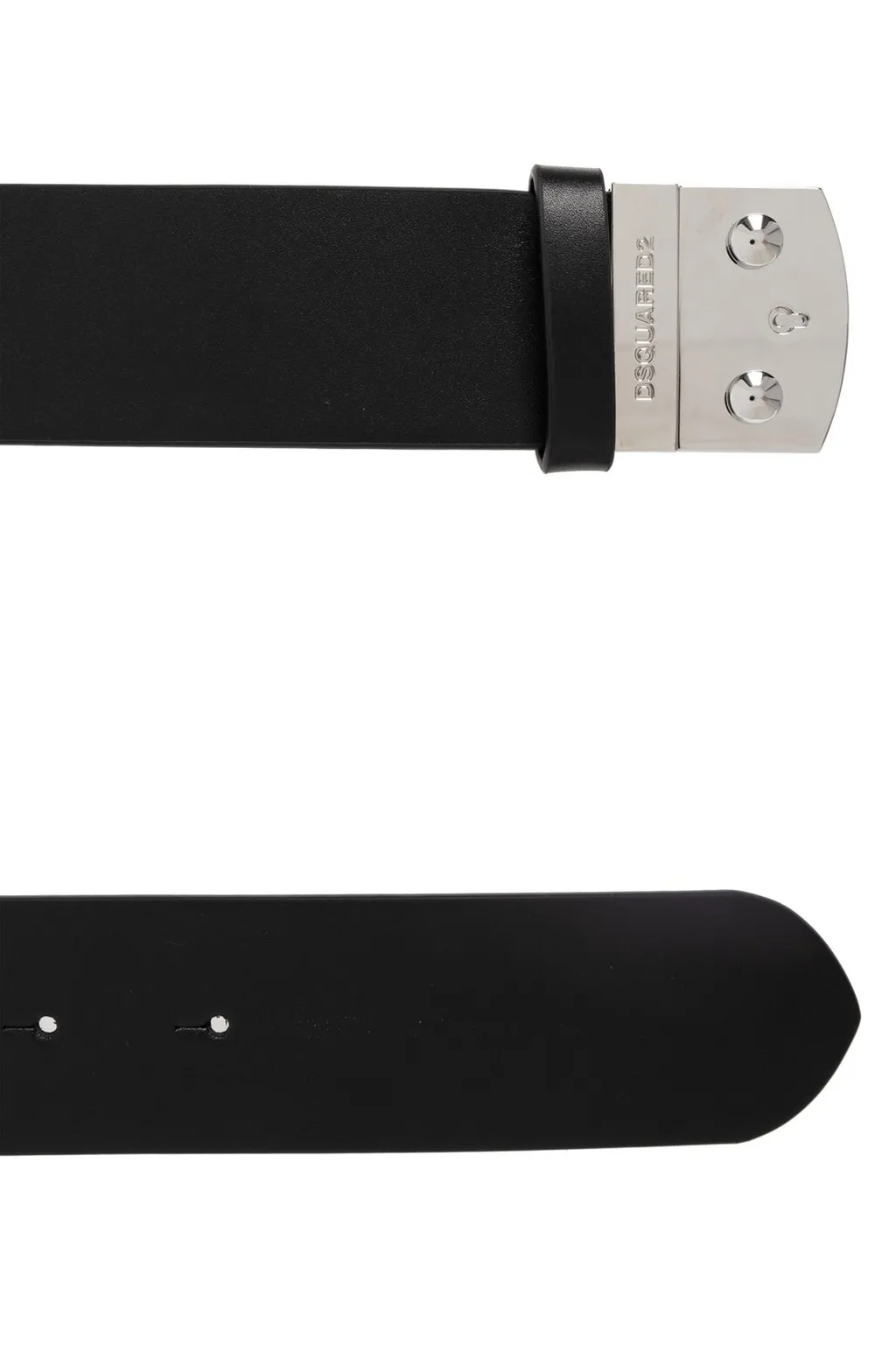 Logo Engraved Buckle Belt