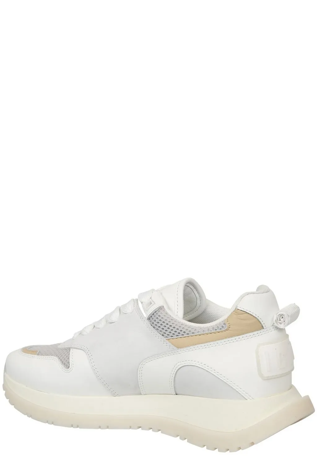 Panelled Lace-Up Sneakers