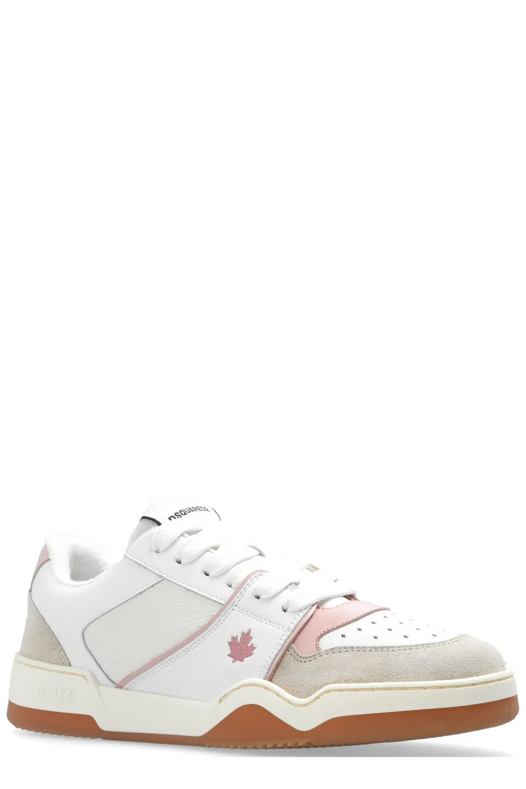 Spiker Panelled Lace-Up Sneakers
