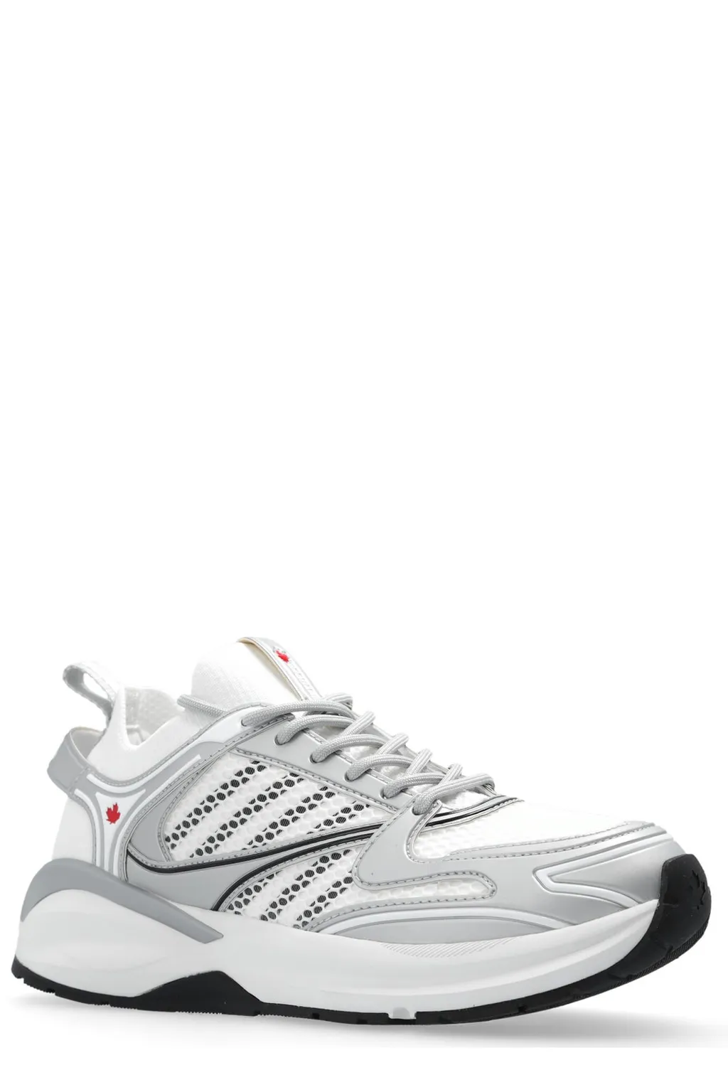 Dash Panelled Lace-Up Sneakers