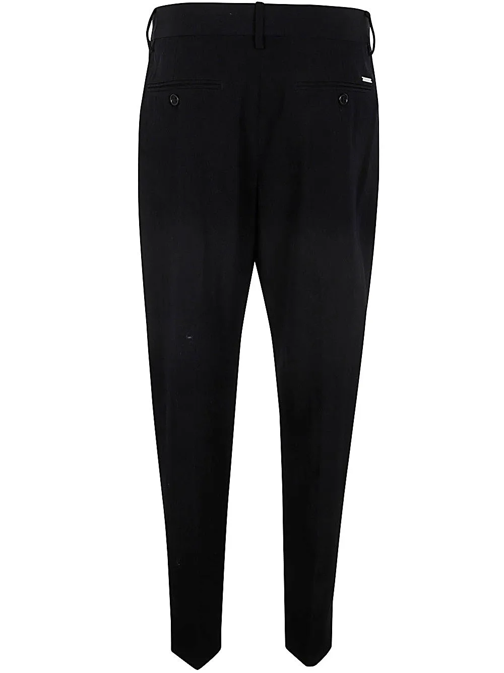 Straight-Leg Cropped Tailored Trousers