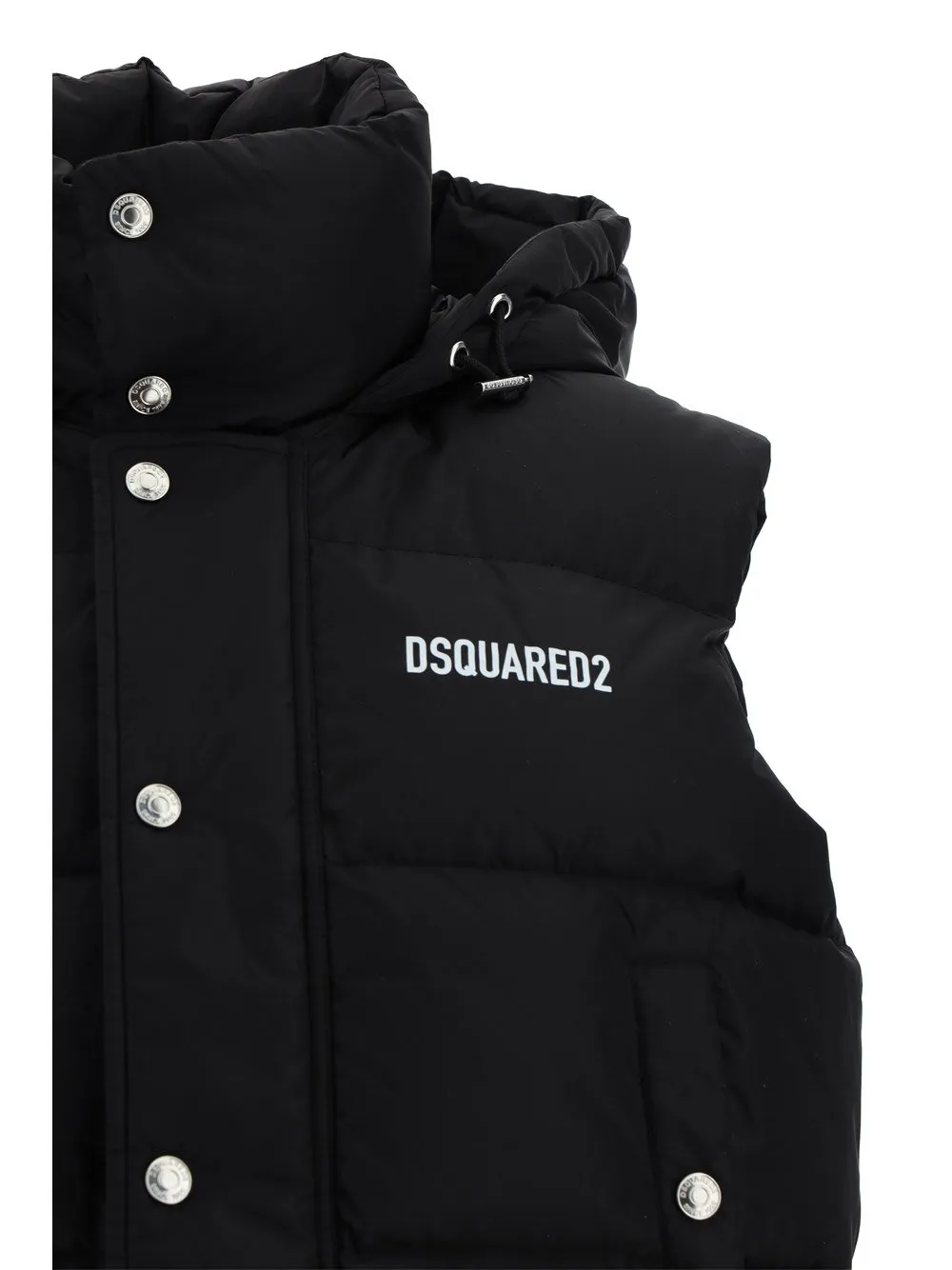 Logo Printed Sleeveless Gilet
