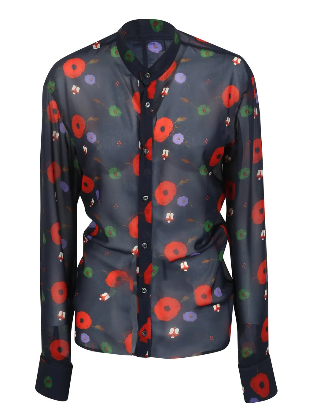 Floral Printed Buttoned Shirt