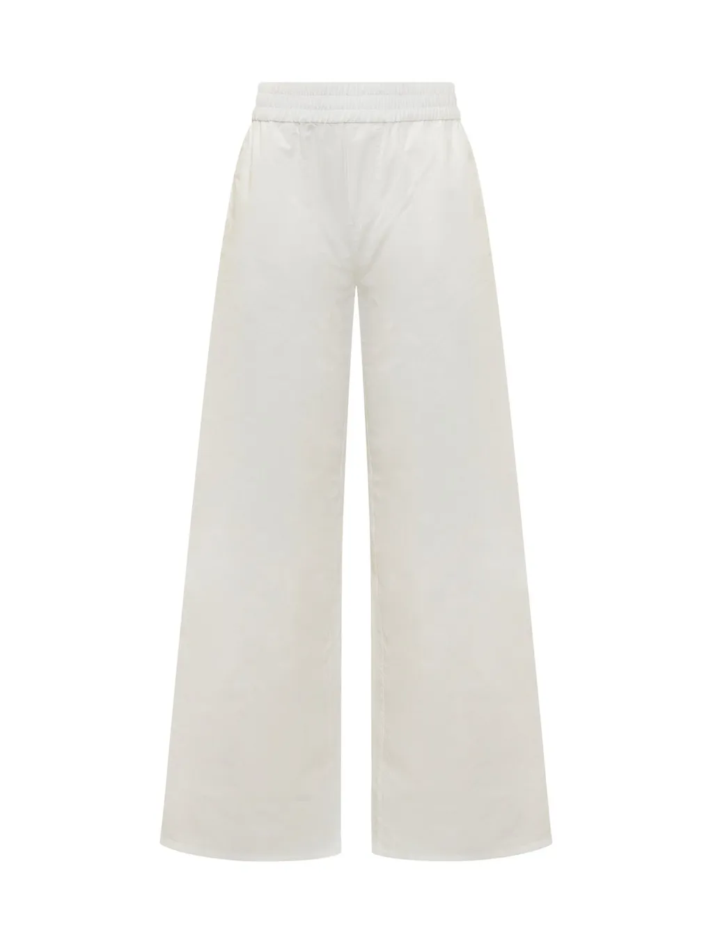 Logo Patch Wide Leg Trousers