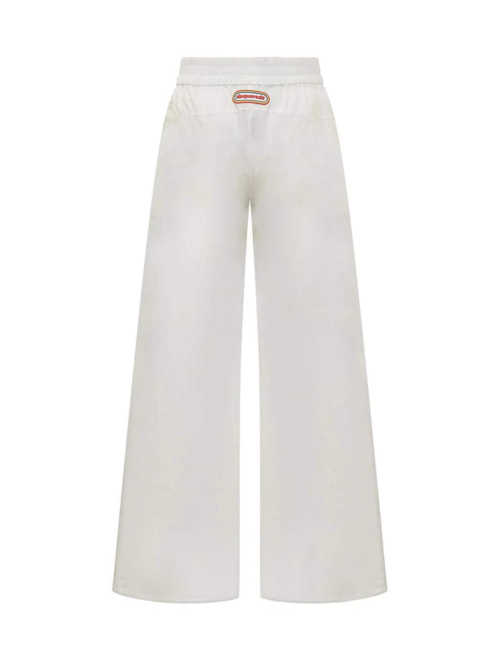 Logo Patch Wide Leg Trousers