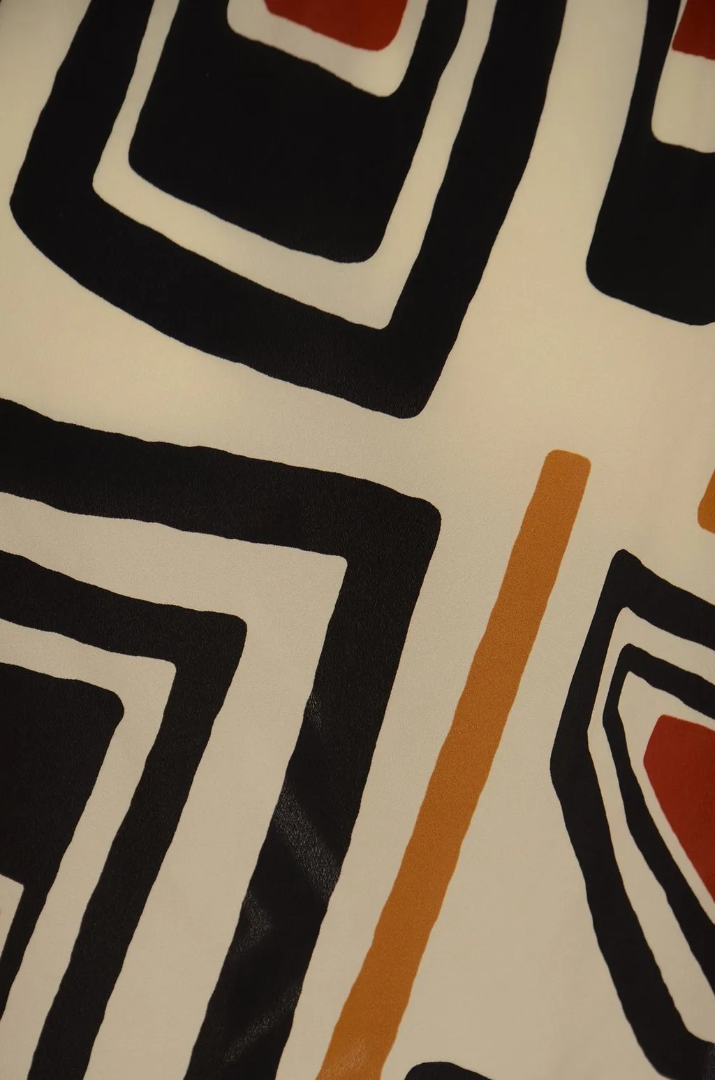 Geometric Printed Mini Wrap Dress