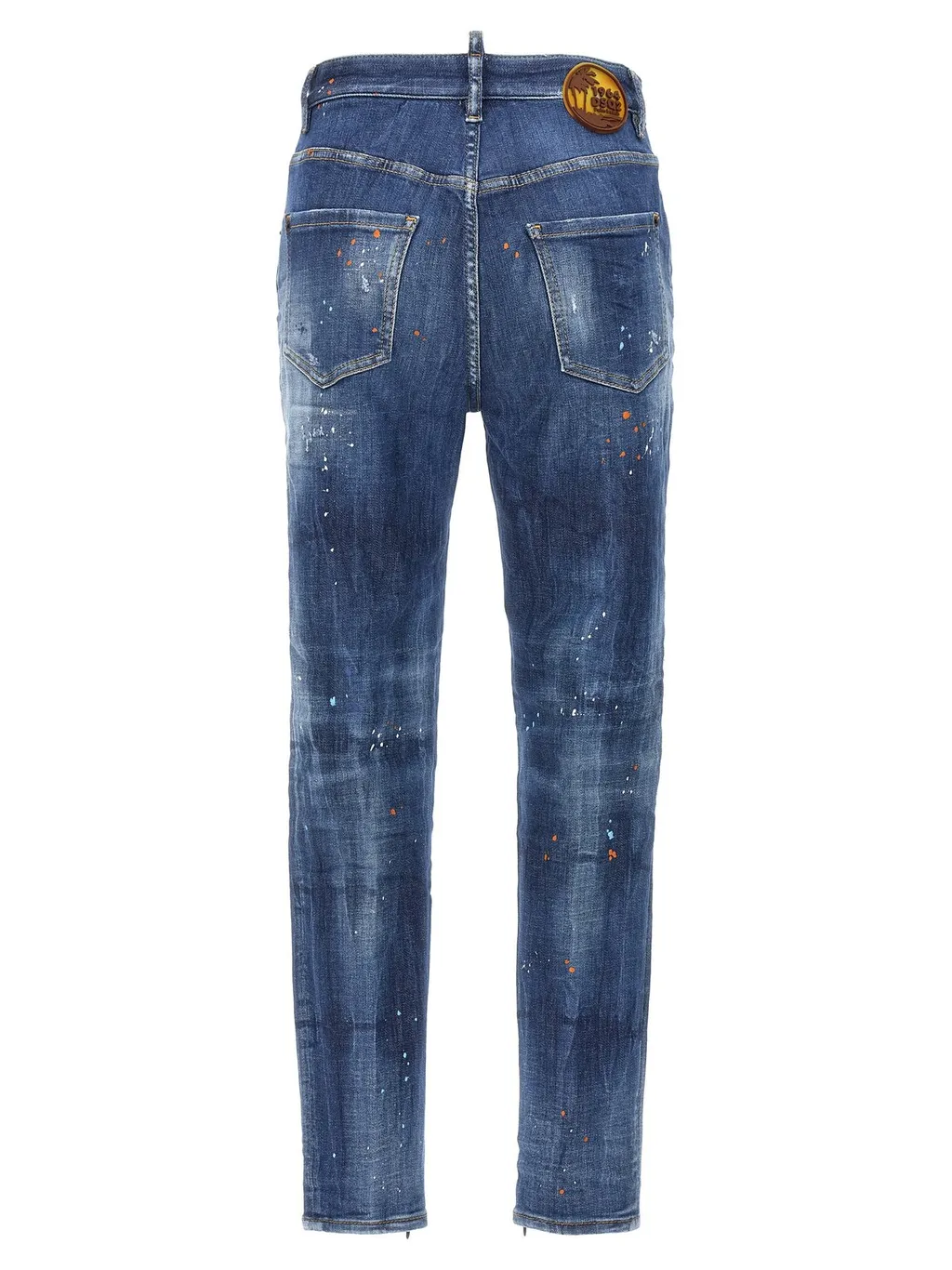Distressed Tapered Jeans