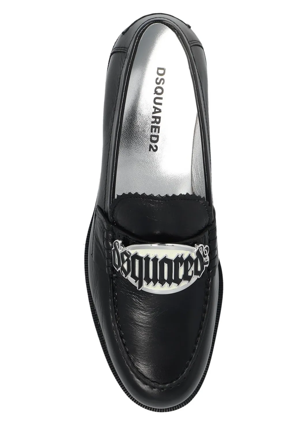 Logo-Plaque Slip-On Loafers