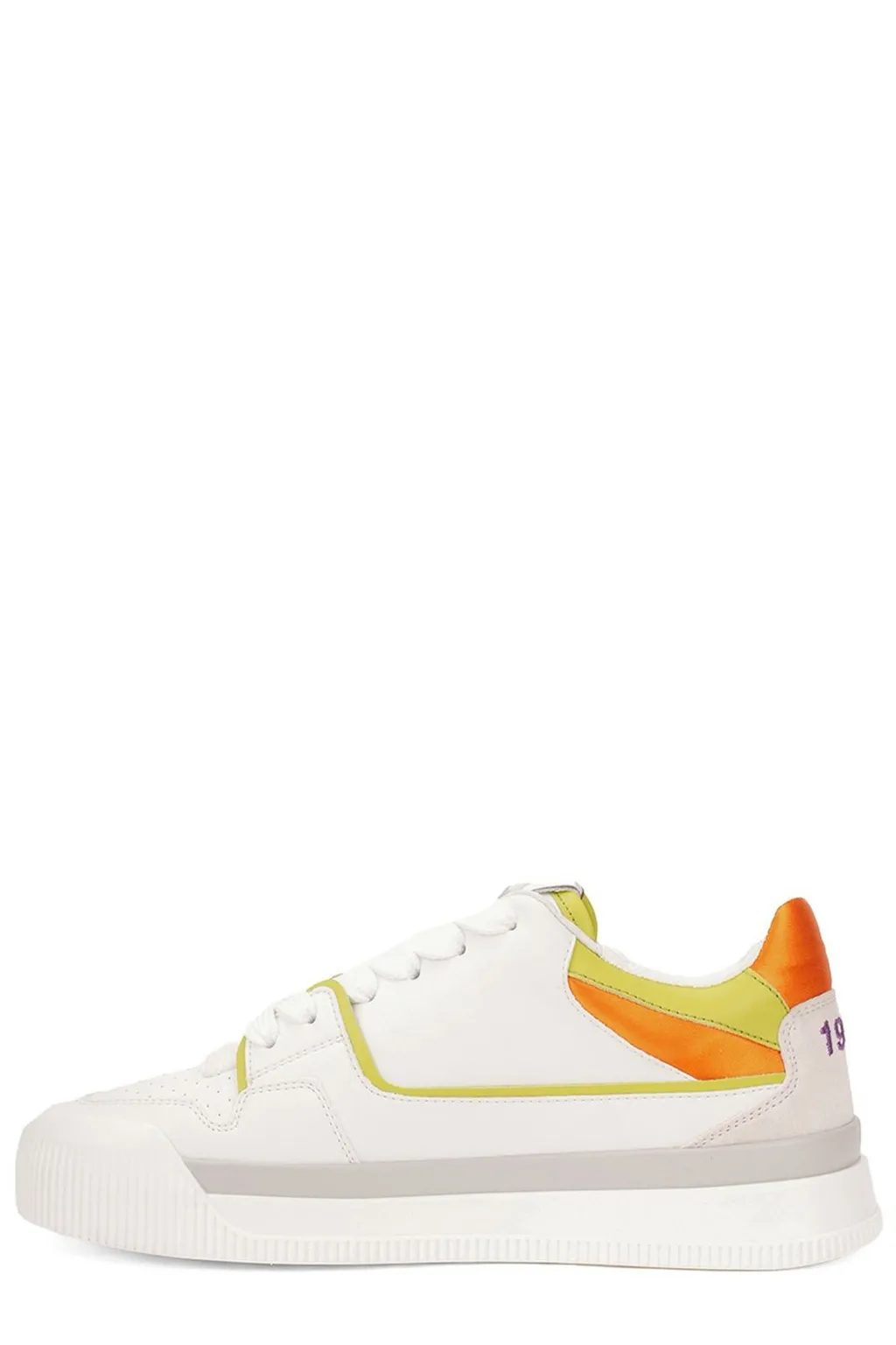 Logo-Embossed Lace-Up Sneakers