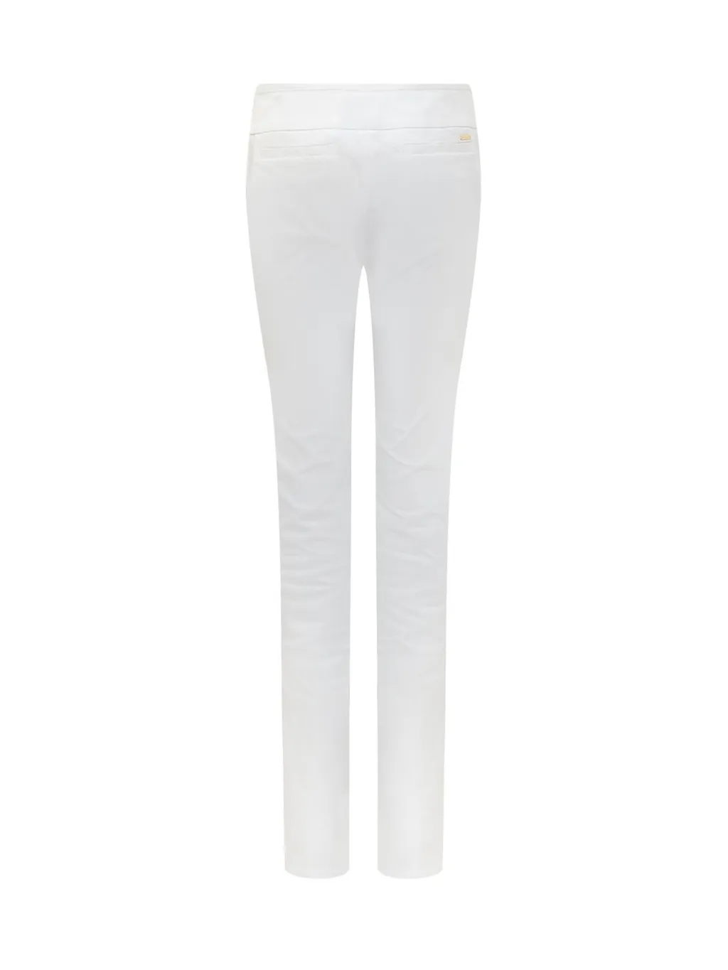 Cut-Out Straight-Leg Trousers