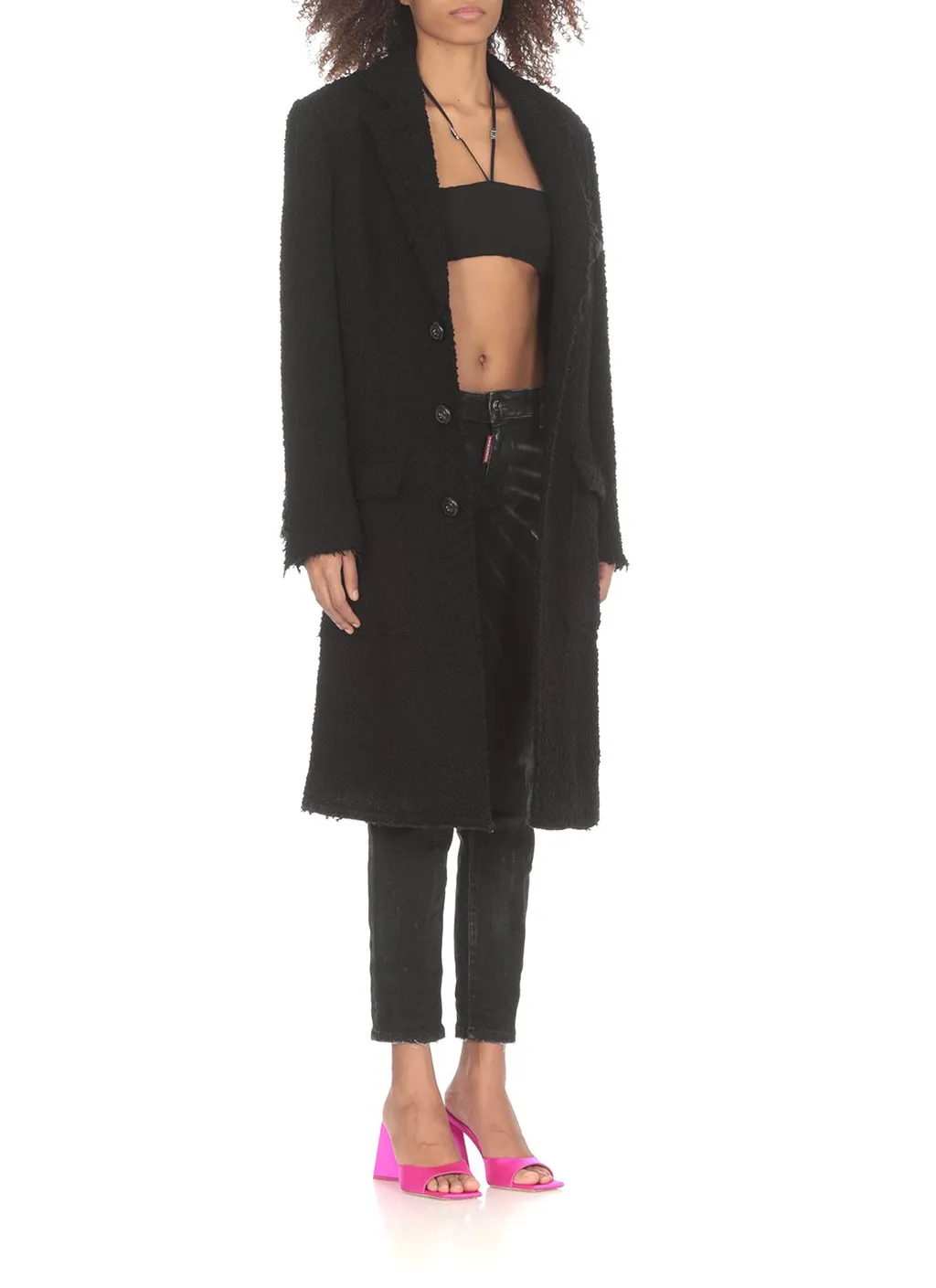 Halterneck Cropped Bralette Top