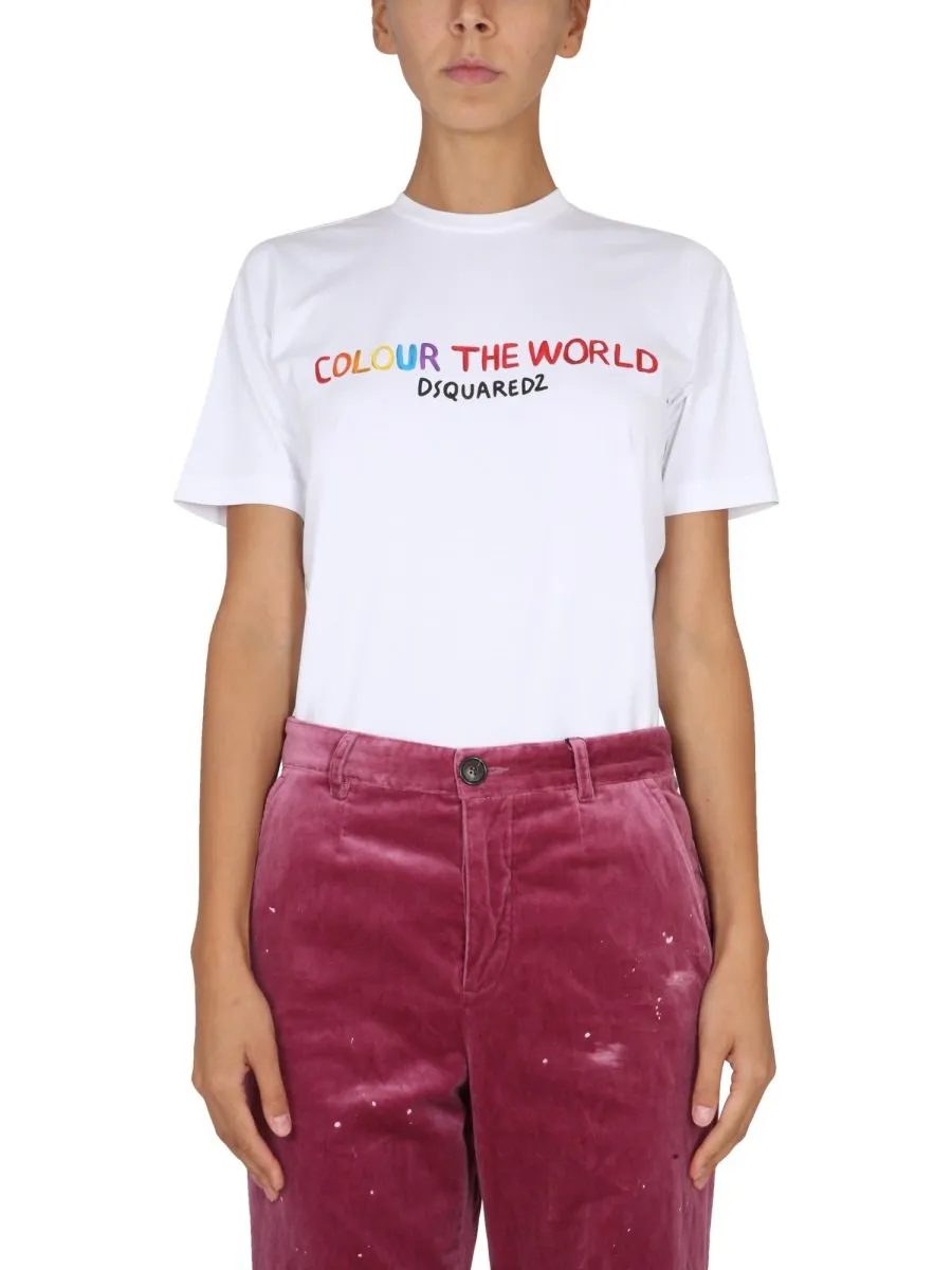 Logo Printed Crewneck T-Shirt