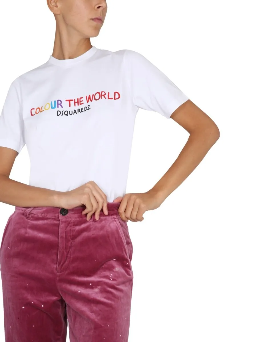 Logo Printed Crewneck T-Shirt
