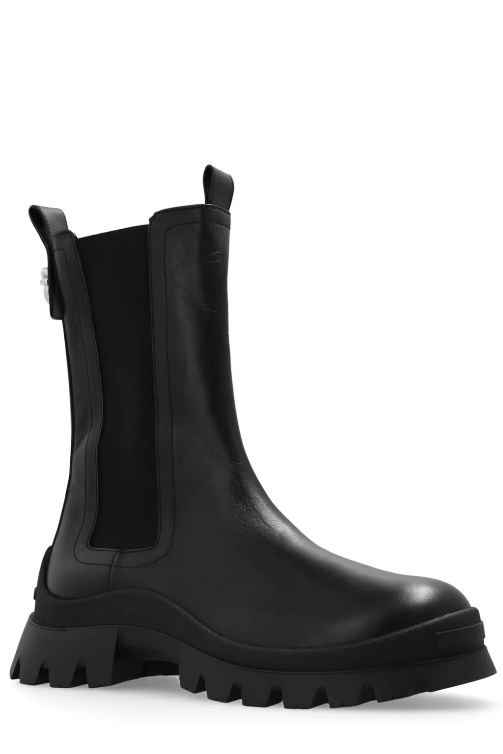 D2 Statement Chunky-Sole Ankle Boots