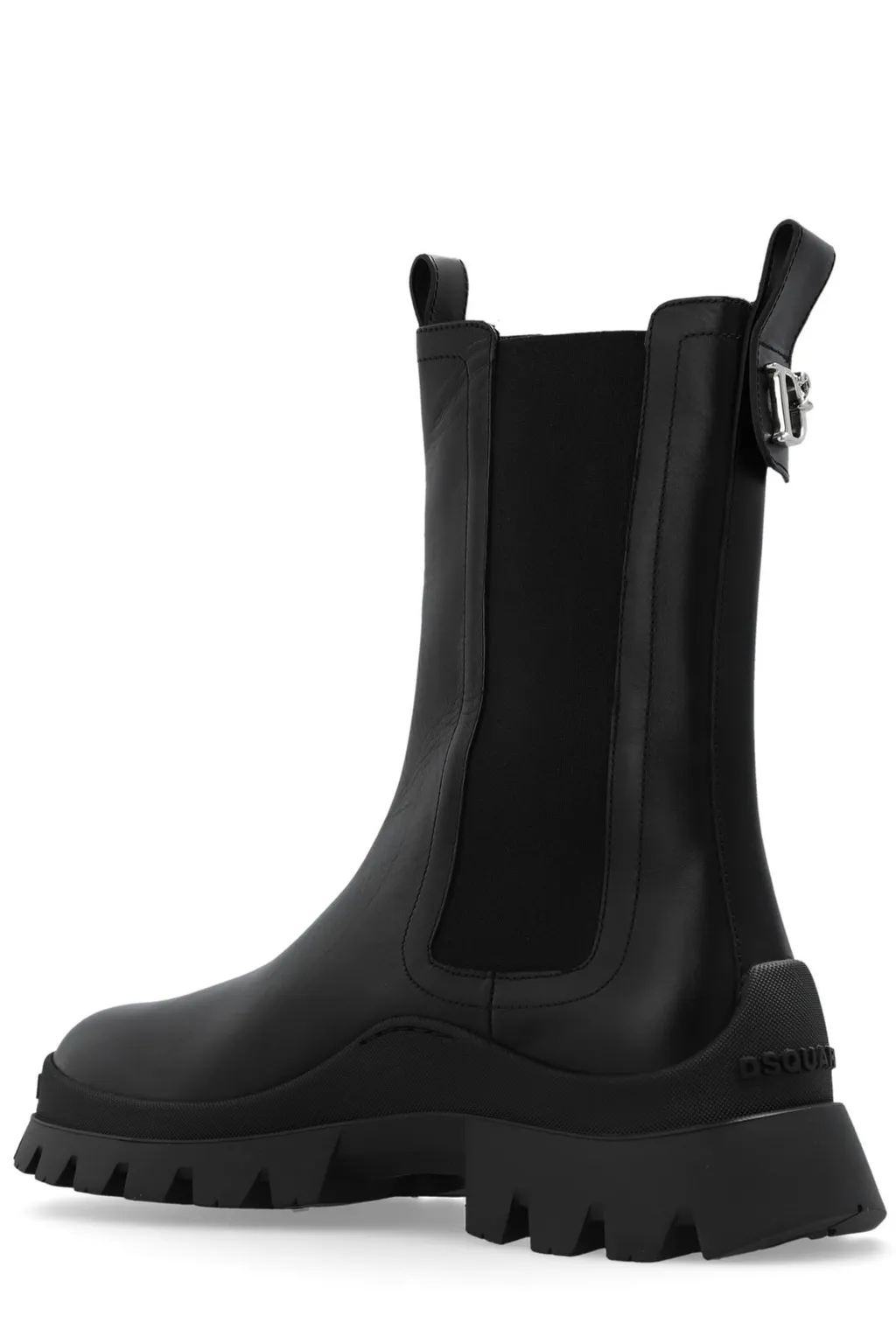 D2 Statement Chunky-Sole Ankle Boots