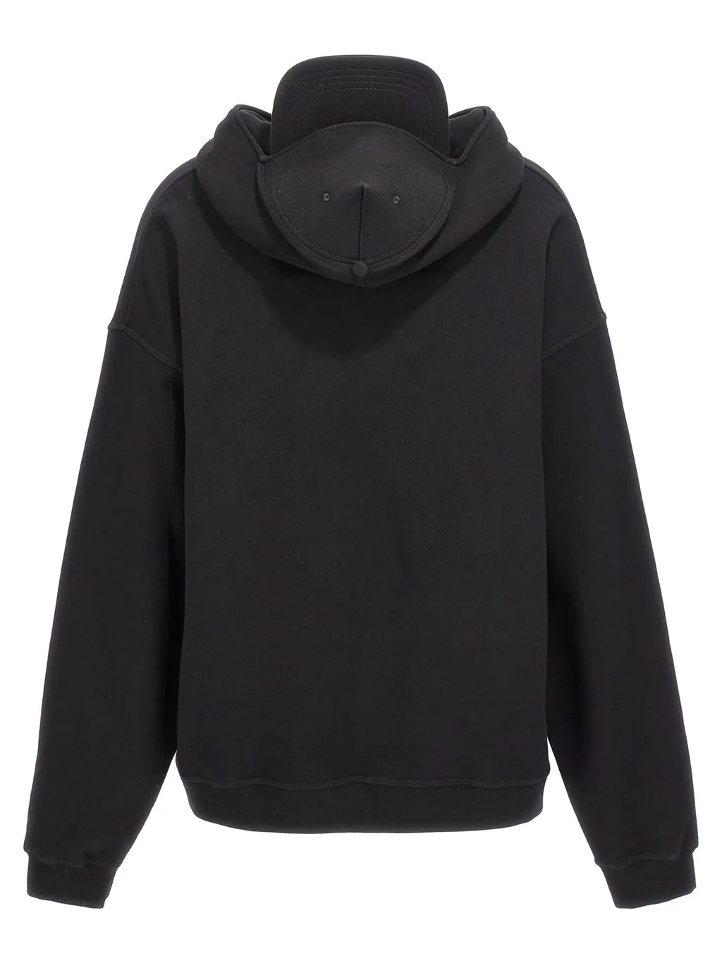 Logo Printed Long Sleeved Hoodie