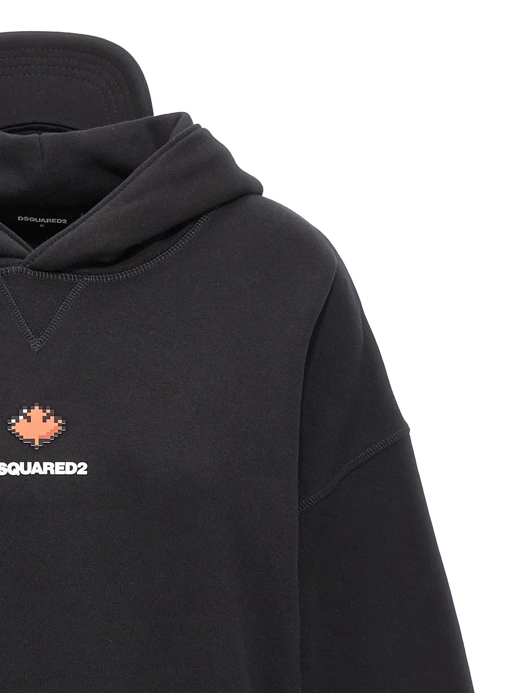 Logo Printed Long Sleeved Hoodie