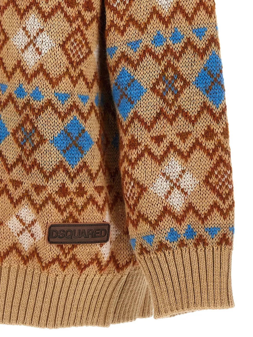Heart Vintage Shetland Knitted Cardigan