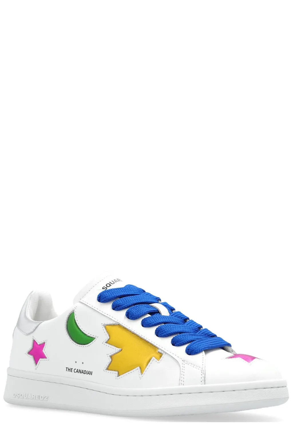 Patchwork Detailed Lace-Up Sneakers