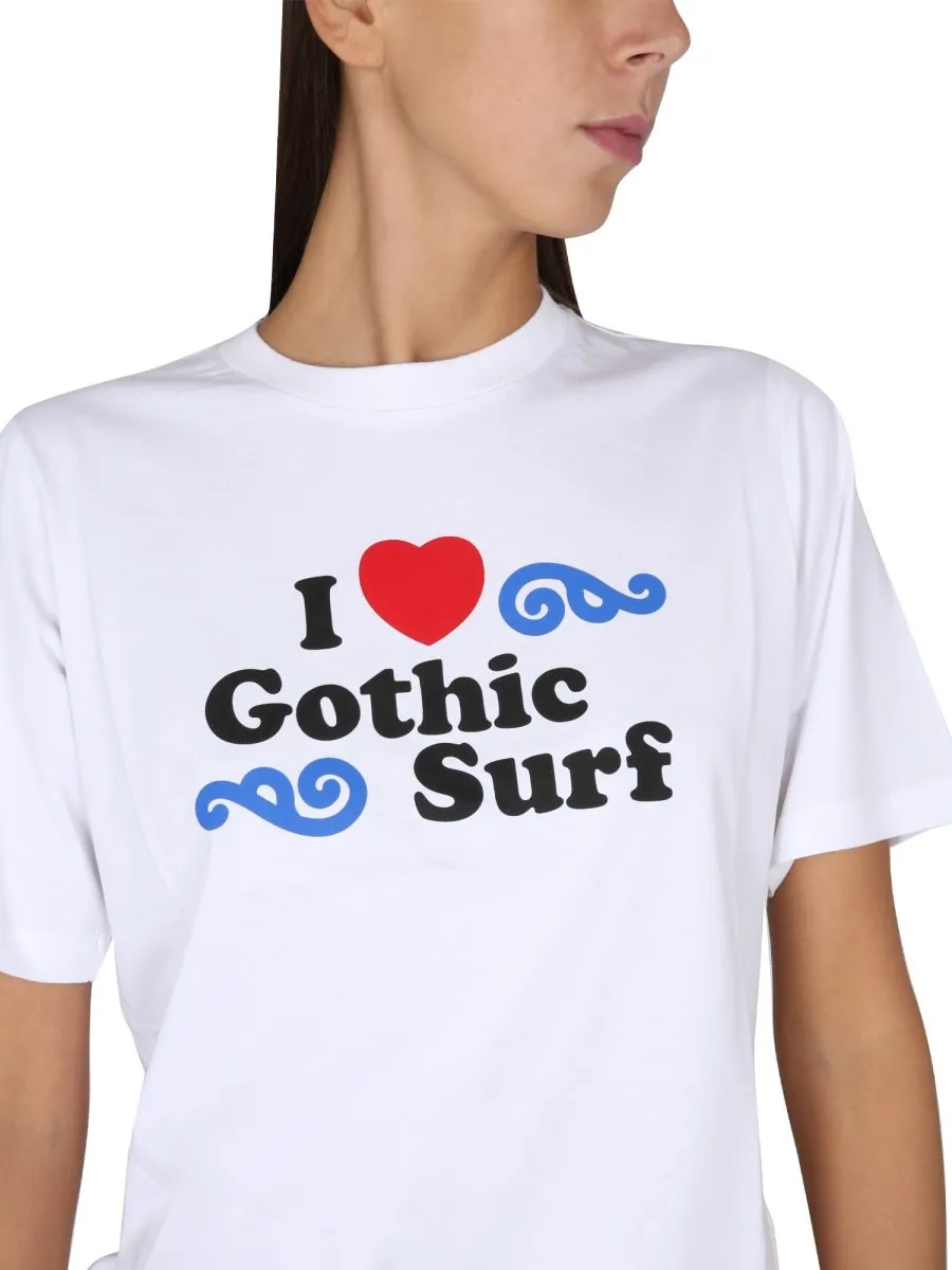 Graphic-Printed Short-Sleeved Crewneck T-Shirt