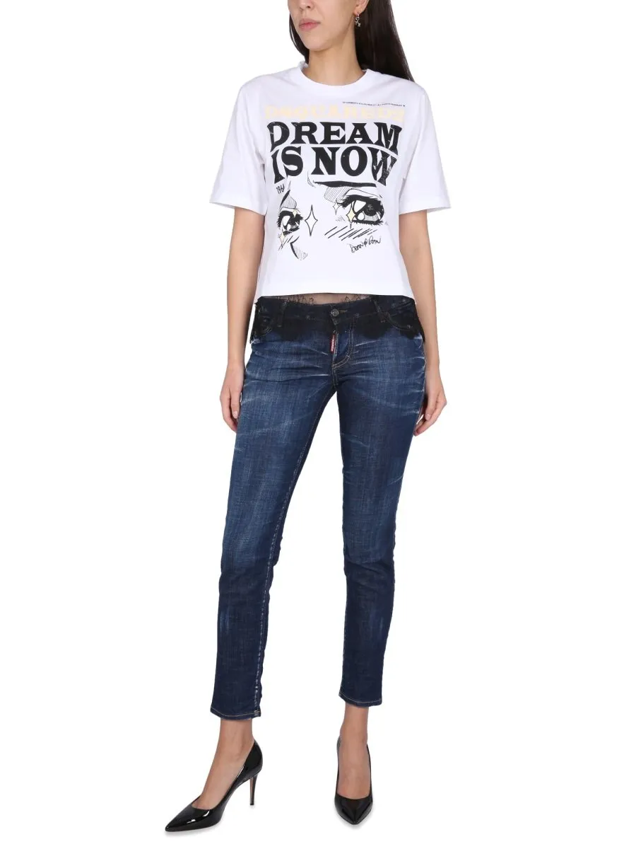 Graphic Printed Crewneck T-Shirt